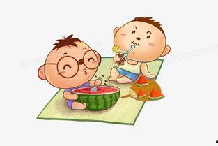 夏天自律吃瓜图片,吃瓜也养生——自律吃瓜新风尚